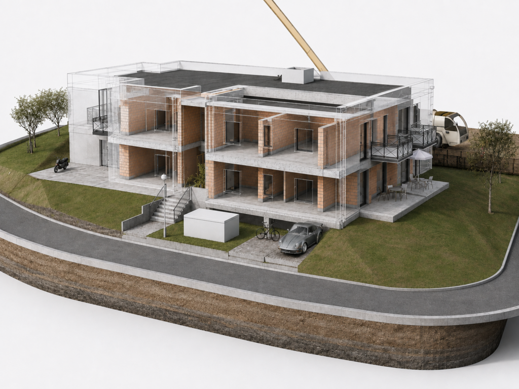 Sonnenstraße 1 – schematische Gewerkedarstellung